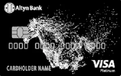 VISA Platinum — дебетовая карта Altyn Bank