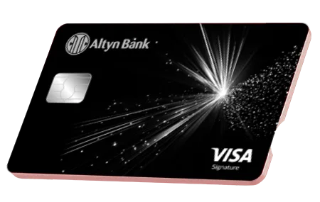 Visa Signature — дебетовая карта Altyn Bank