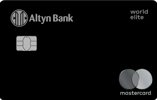 World Elite — Altyn Bank: дебеттік карта
